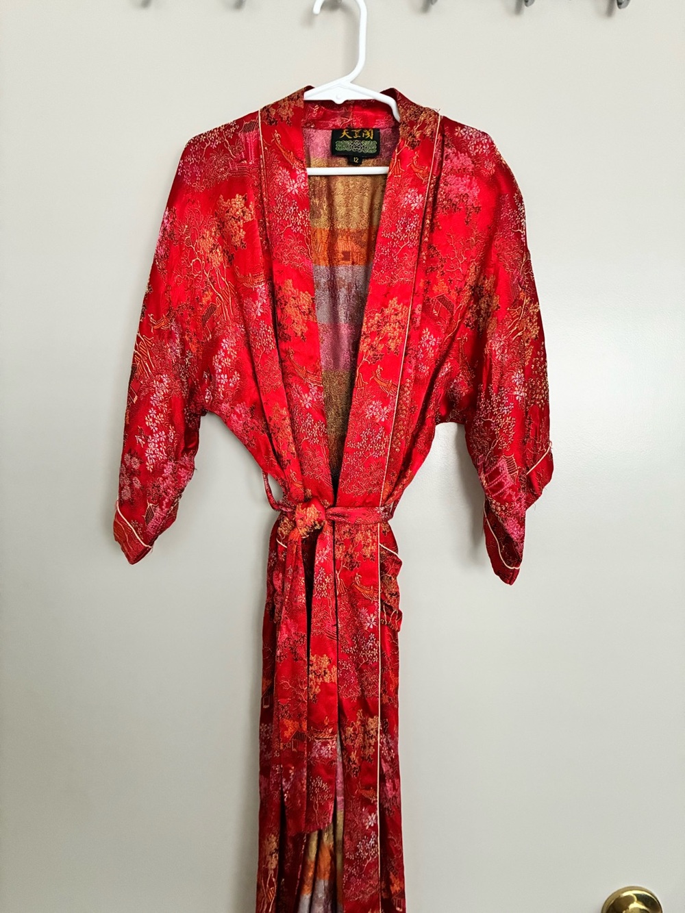 Authentic Chinese satin/silk Child’s Robe Sz. 10-12